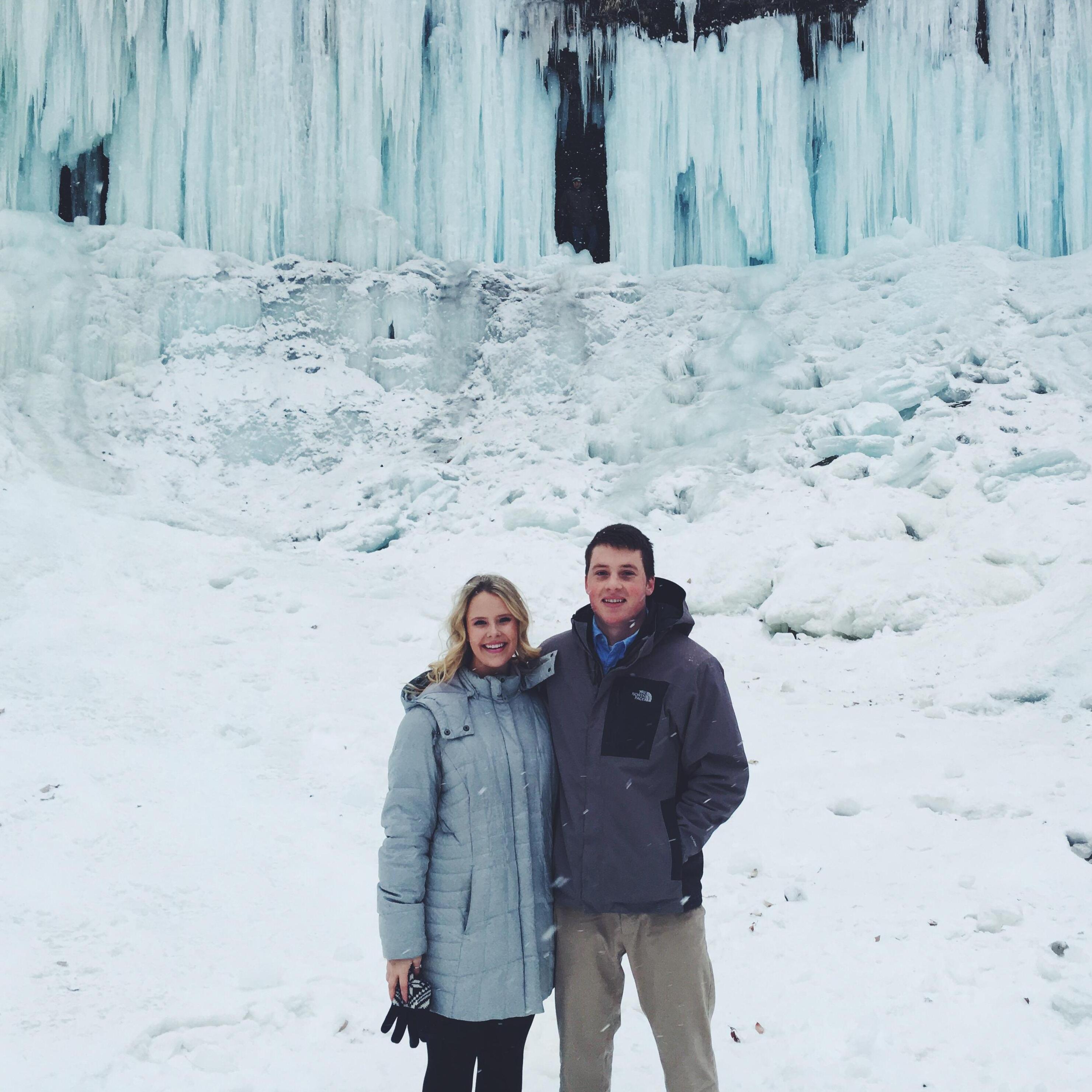Valentine's Day, Minnehaha Falls, 2015