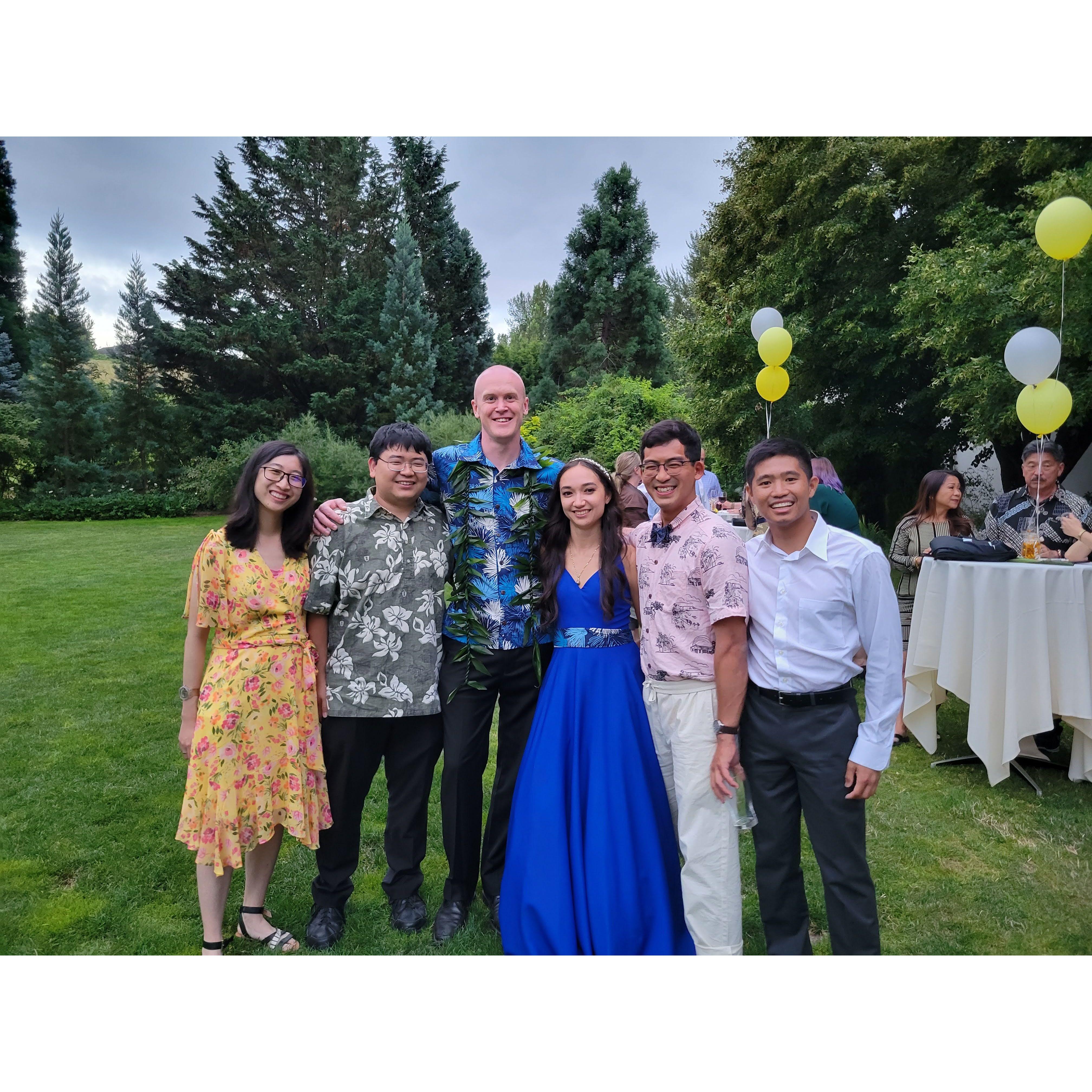 Lauren and Ben's wedding, July 2023