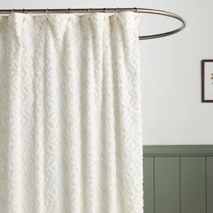 Elsa Cotton Candlewick Shower Curtain