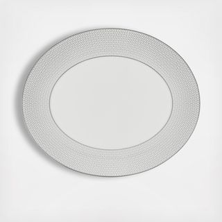 Gio Metallic Oval Serving Platter