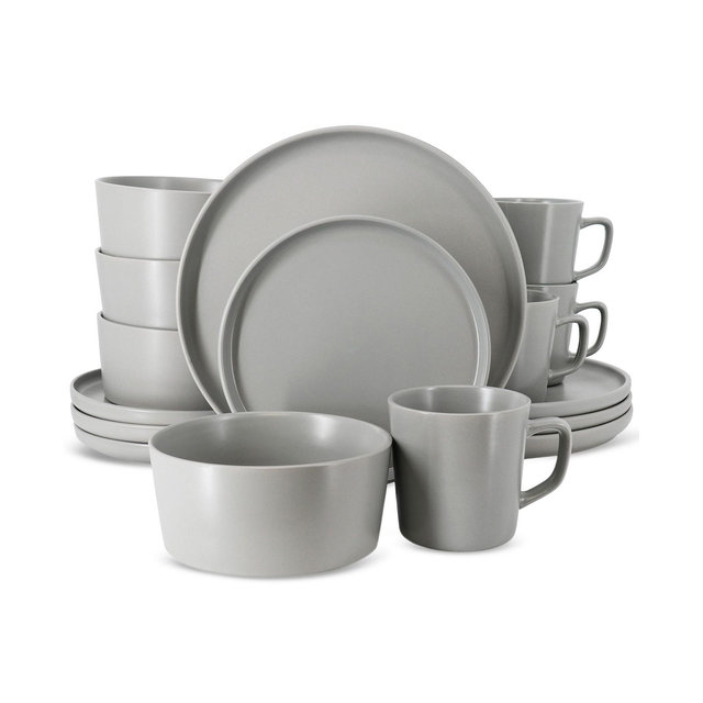 Elama Luxmatte 16 Pc. Dinnerware Set, Service for 4