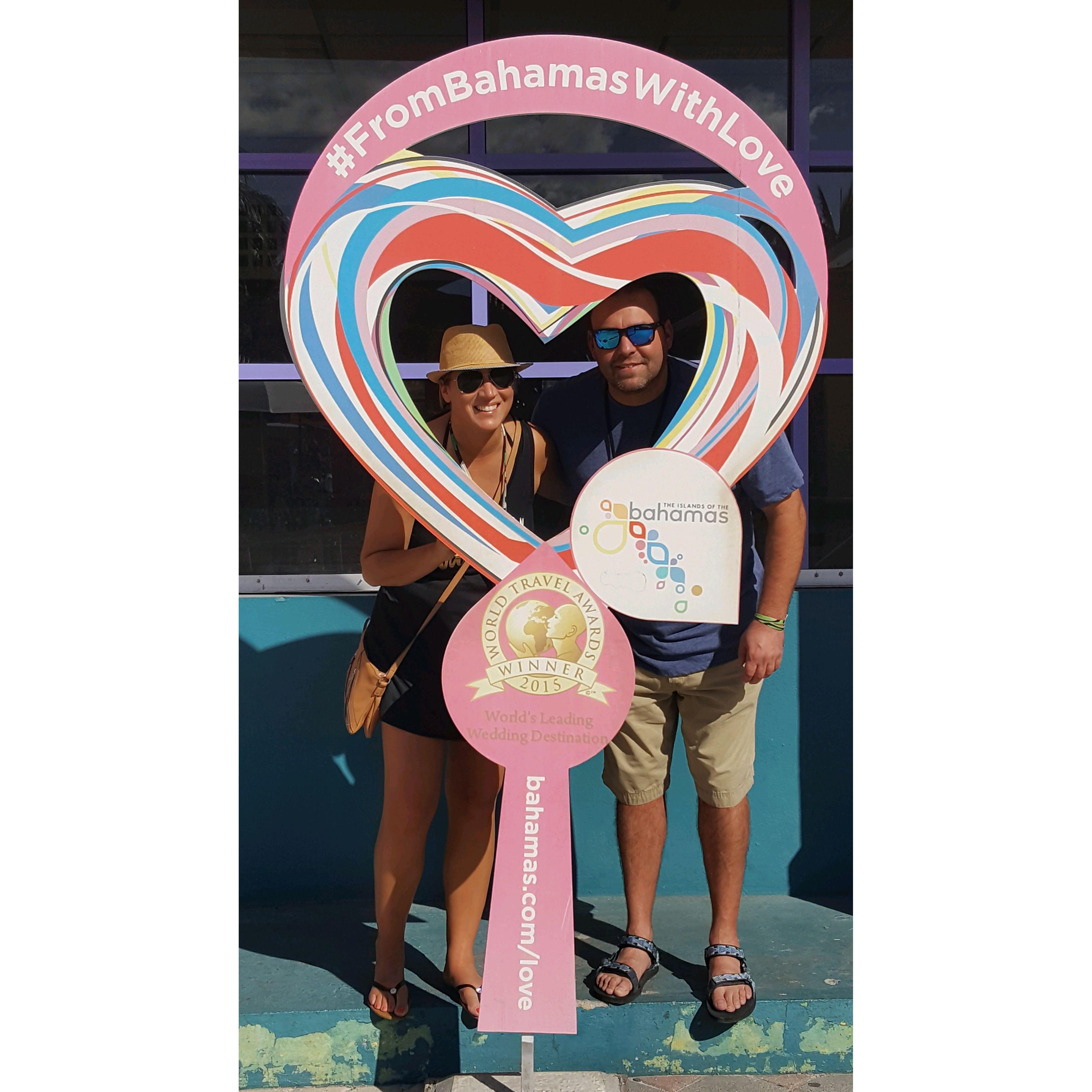 A stop in the Bahamas for the day!