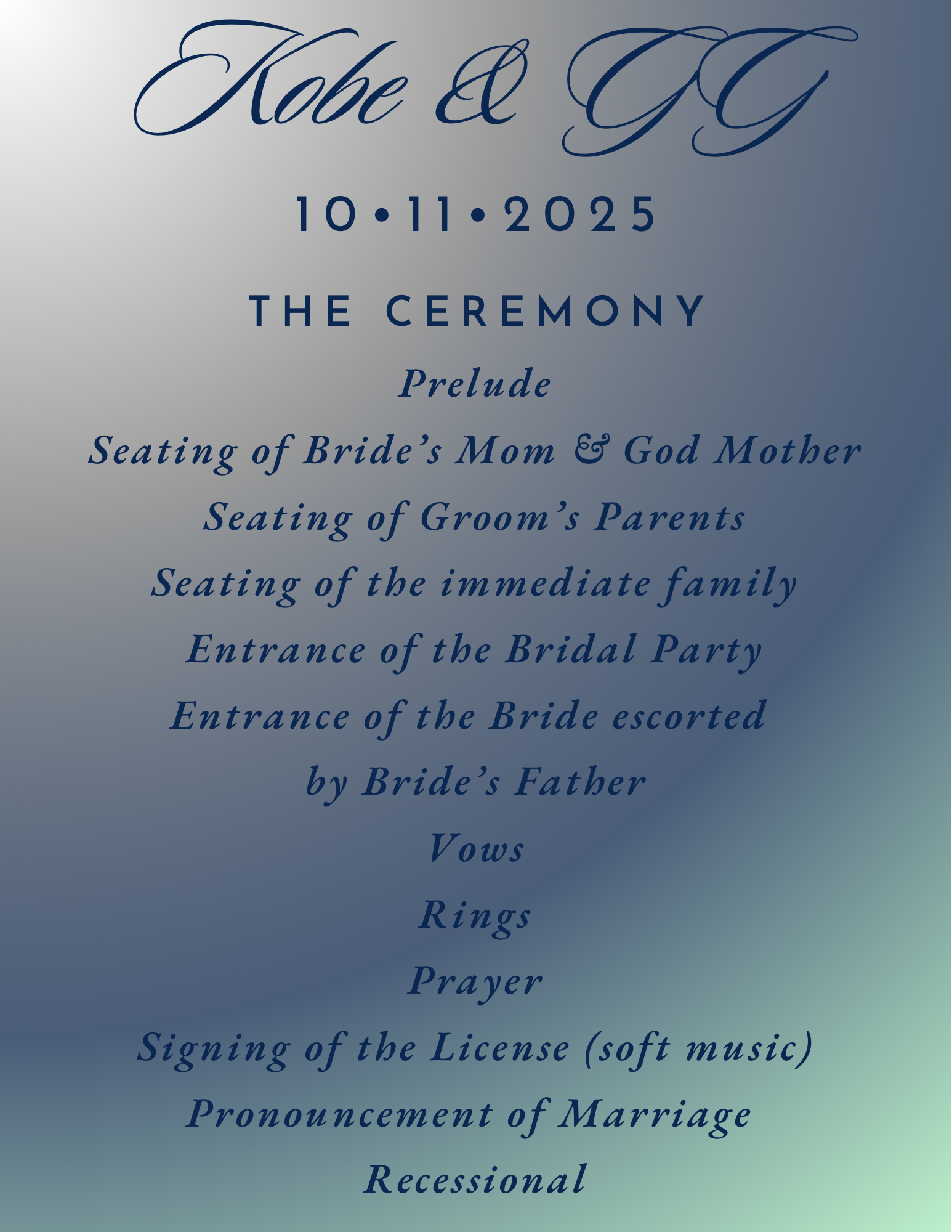 The Wedding Website of GG W. and Kobe W.