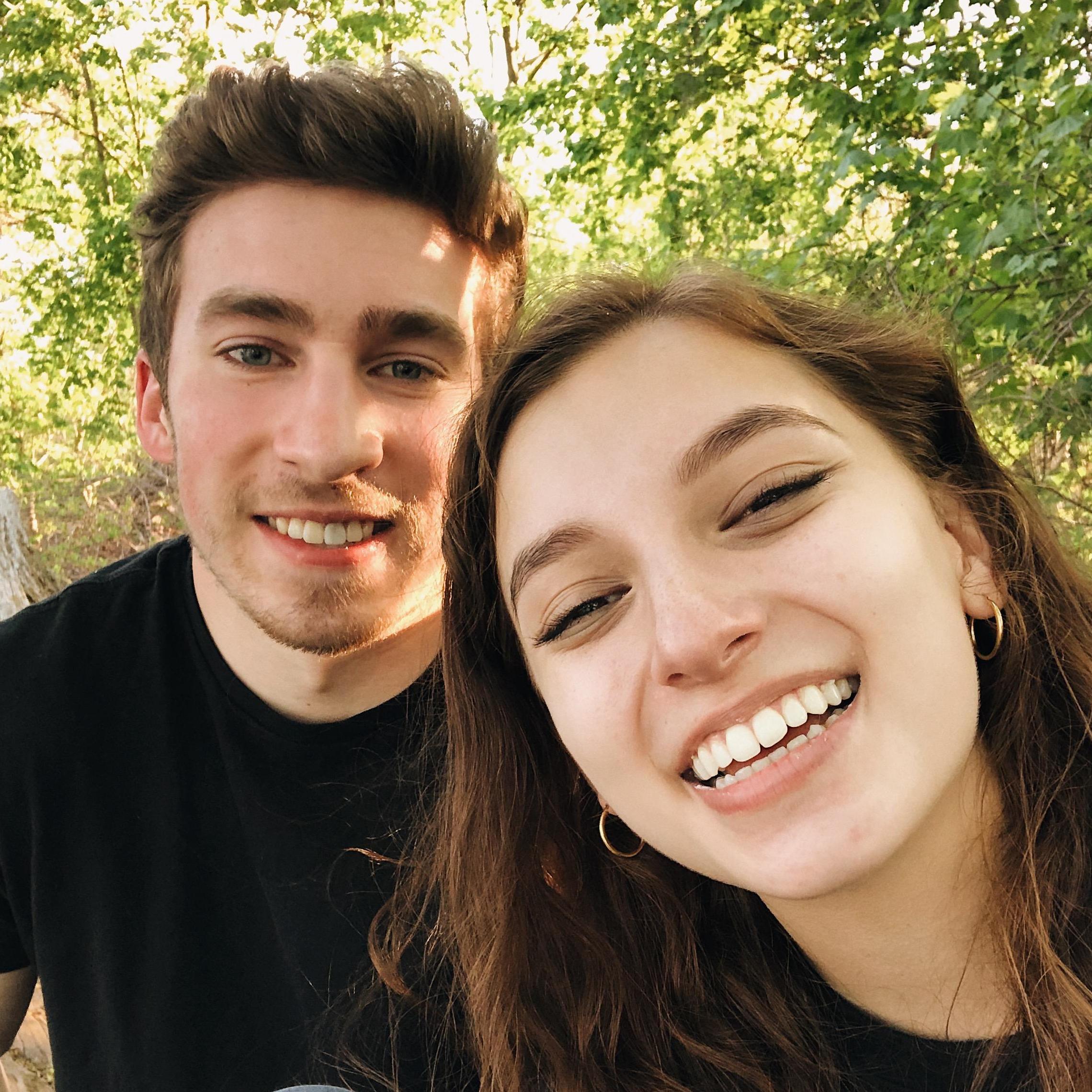 Our first photo together