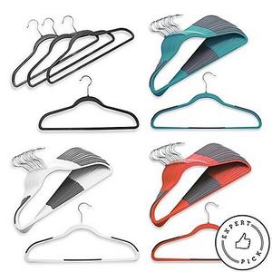 Studio 3B™ 16-count Slim Grips™ Hangers in Frost Grey