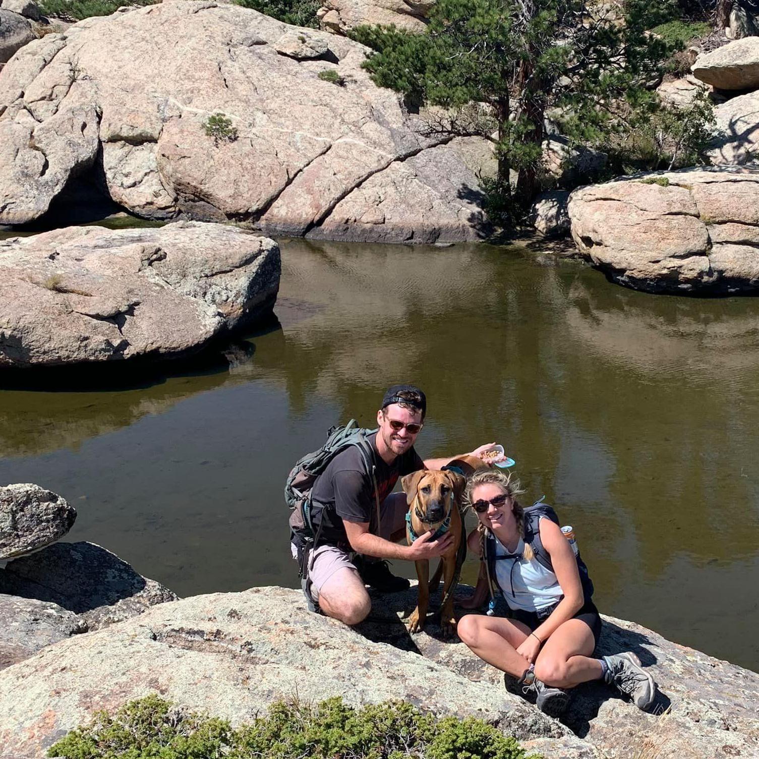 Grey Rock with Birdie. Spring 2021.