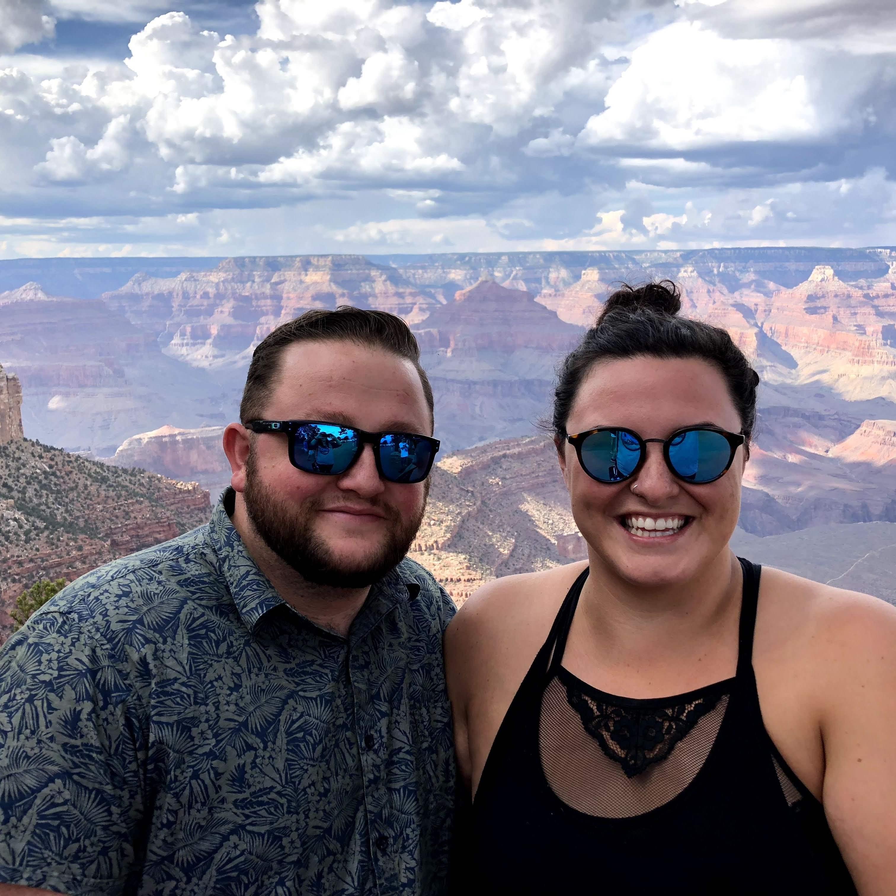 August 17, 2018. Colin's first time seeing the Grand Canyon.