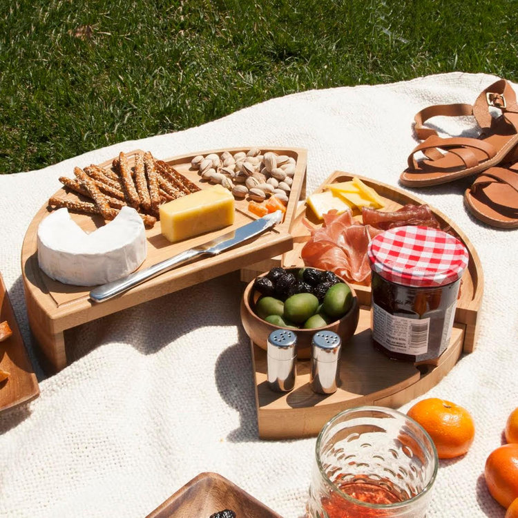 Picnic at Ascot, Vienna 4-Piece Multi Level Charcuterie Board