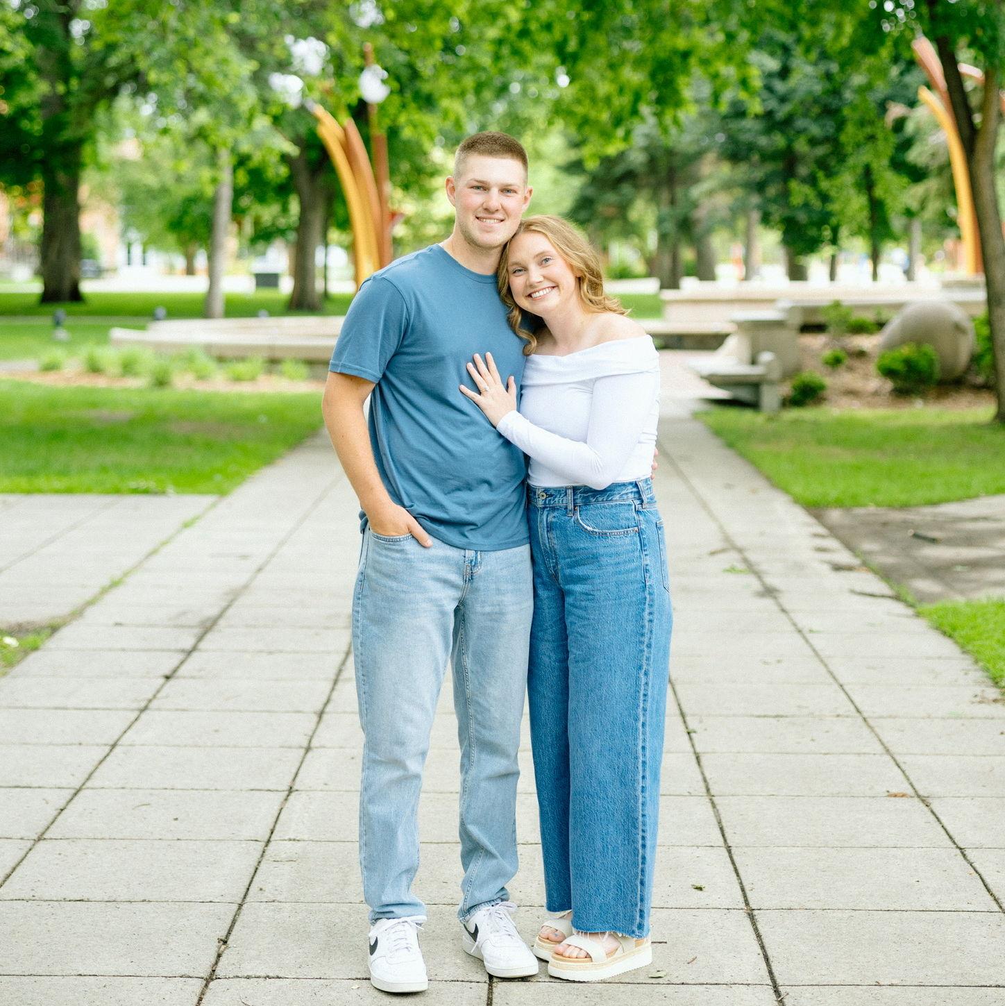 6/25/2025 Engagement photos at MSUM - our favorite place :)