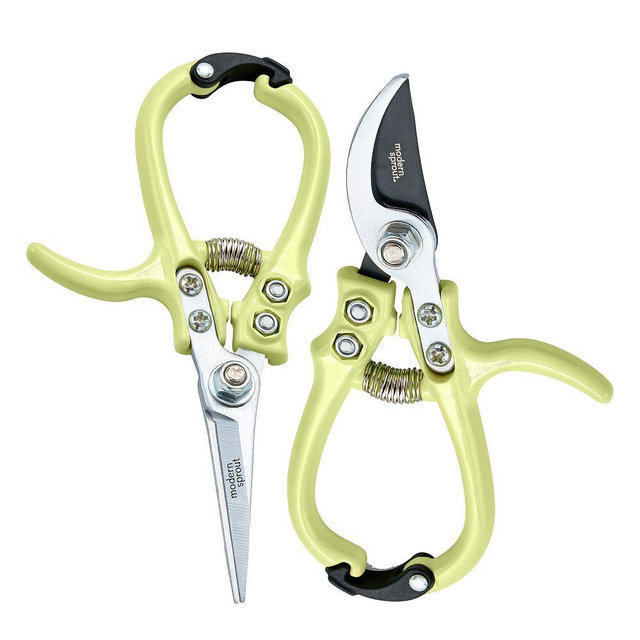 Modern Sprout Gardening Shears & Pruners, Chartreuse