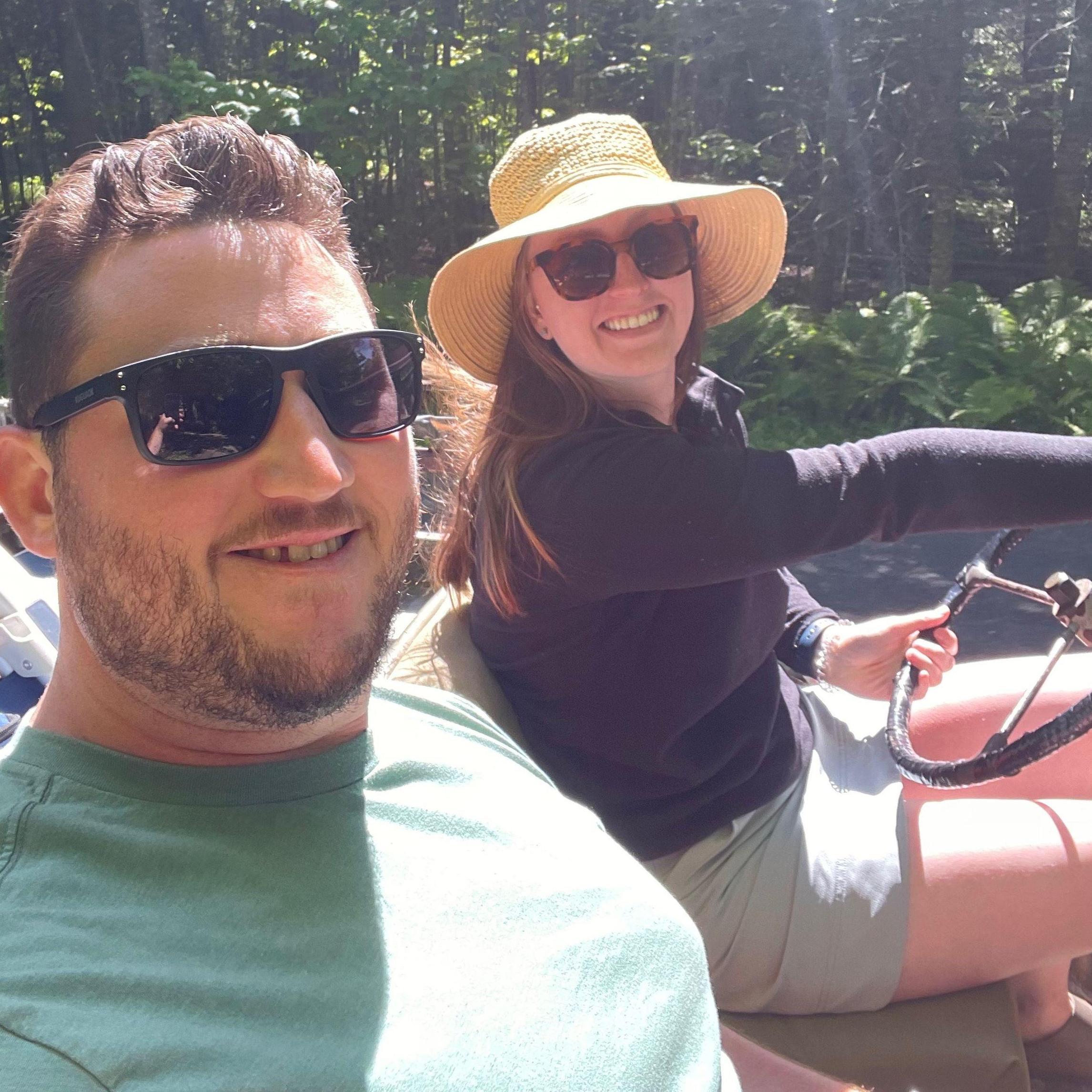 Driving the Jeep Washington Island