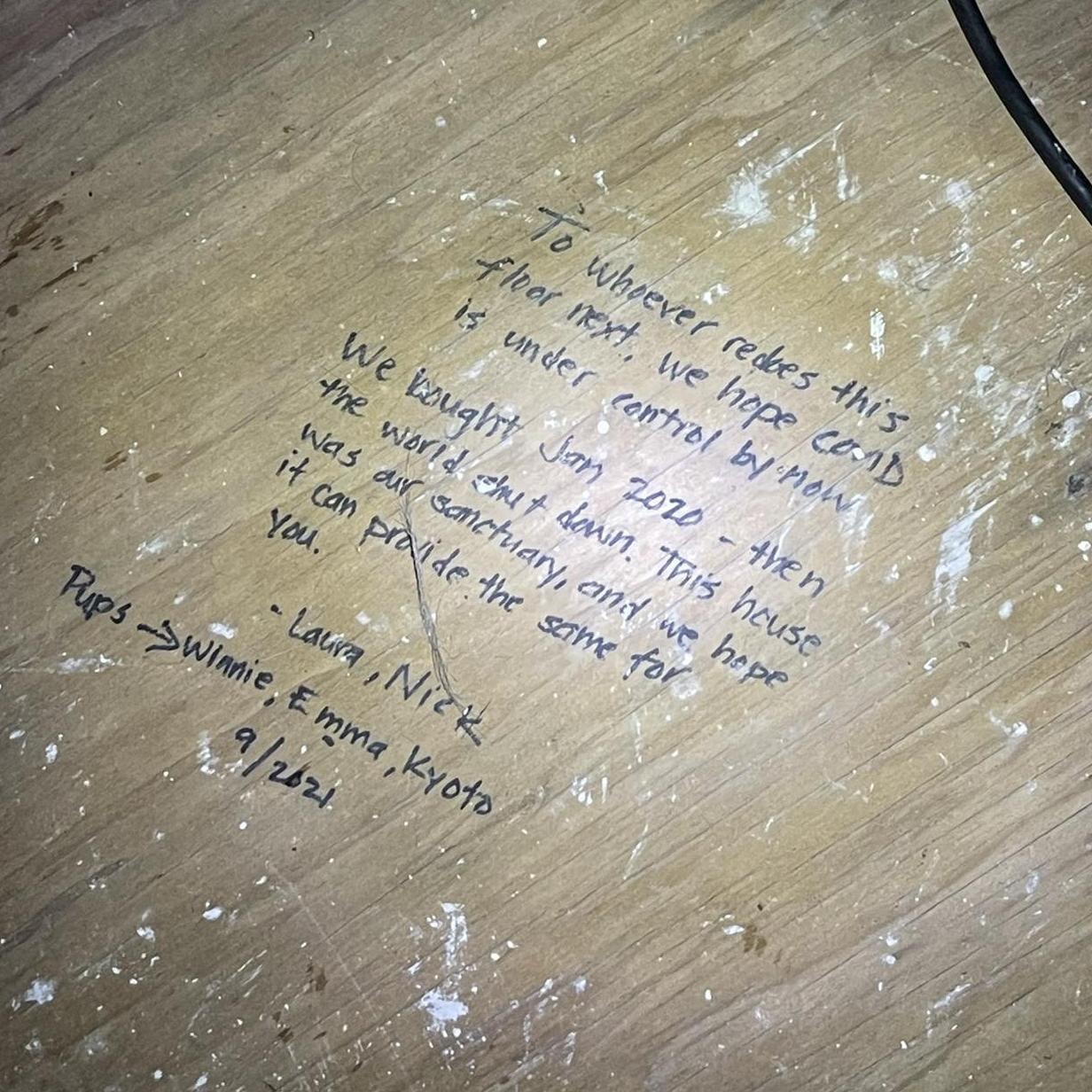 I was fine, I really was, until the flooring came up. I replaced the carpet in the family room with vinyl plank when Nick was away for a golf weekend.