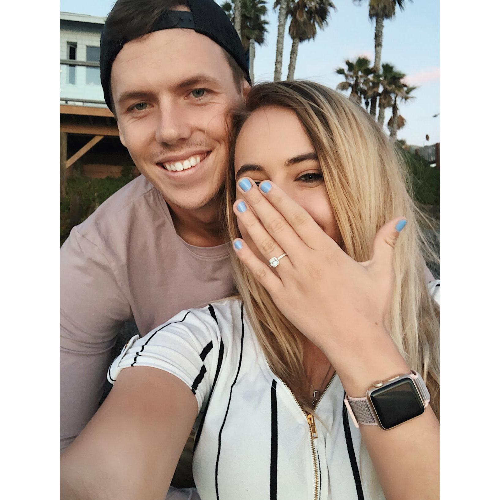 The day we got engaged! November 2018