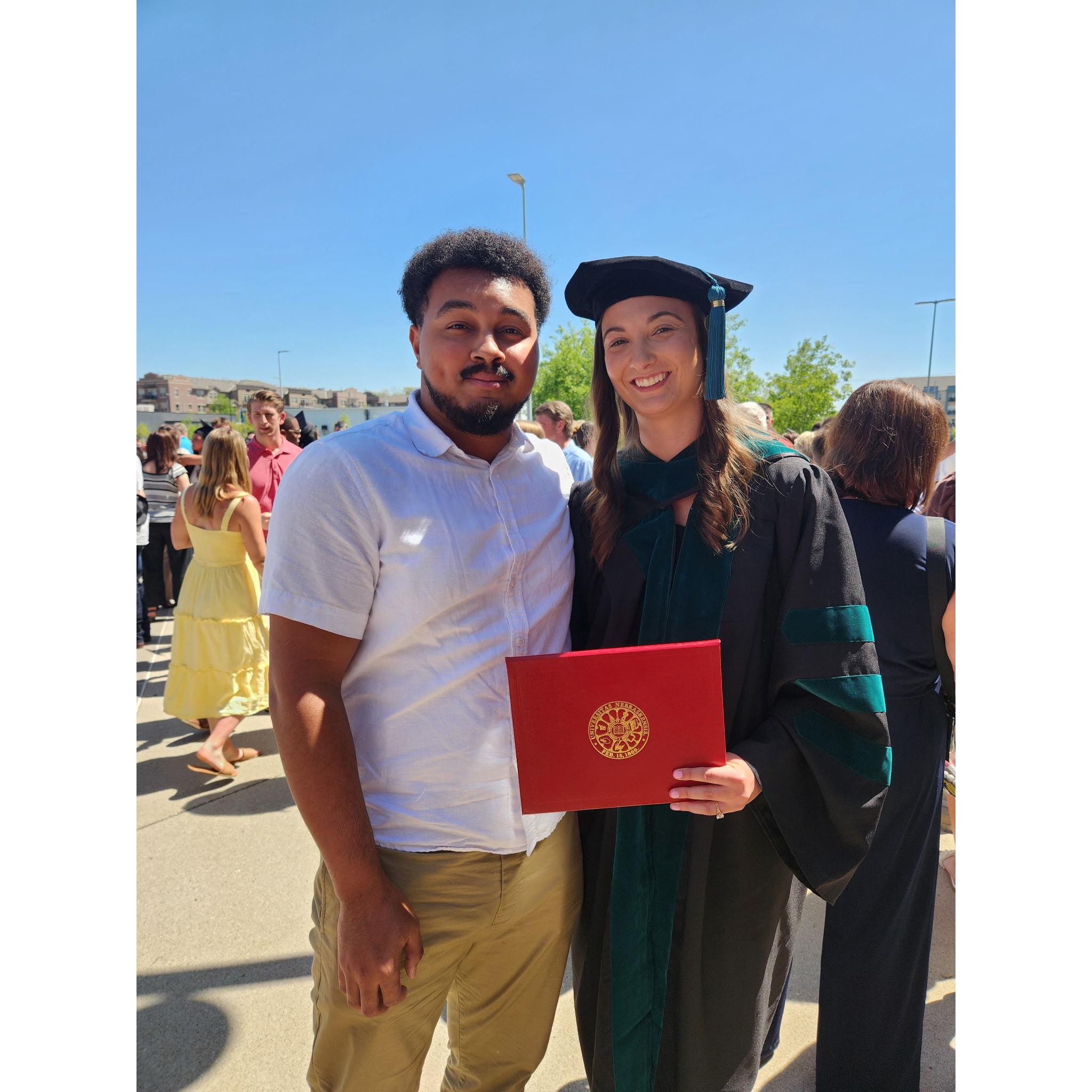 Emma's graduation from Physical Therapy school.