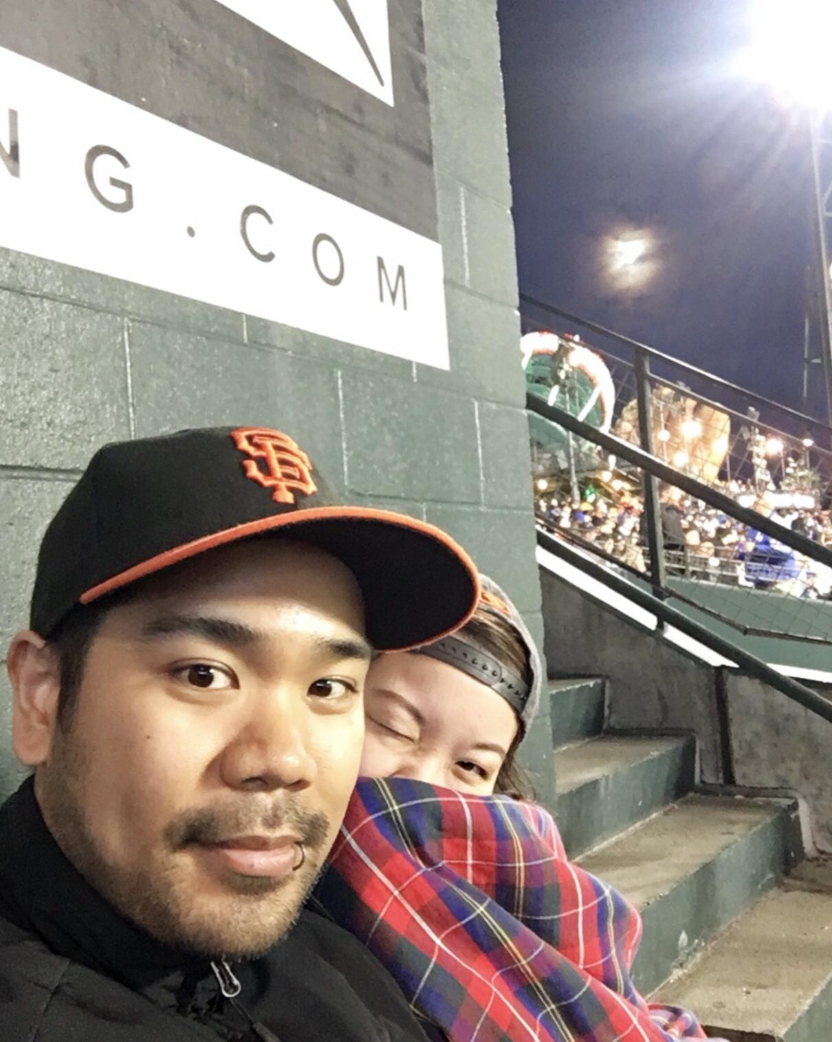 Freezing @ SF Giant’s game