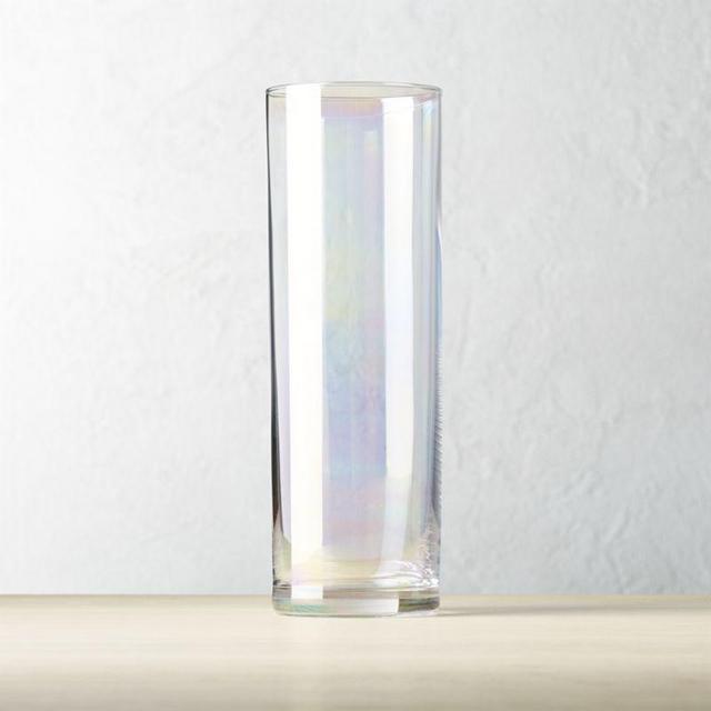 Cylinder Irridescent Champagne Flute