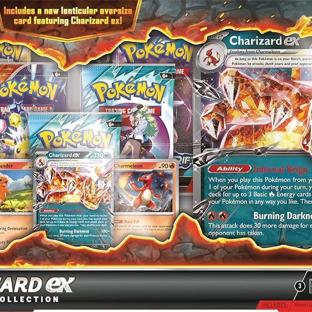 Pokemon TCG: Charizard ex Special Collection - 5 Packs, Promos