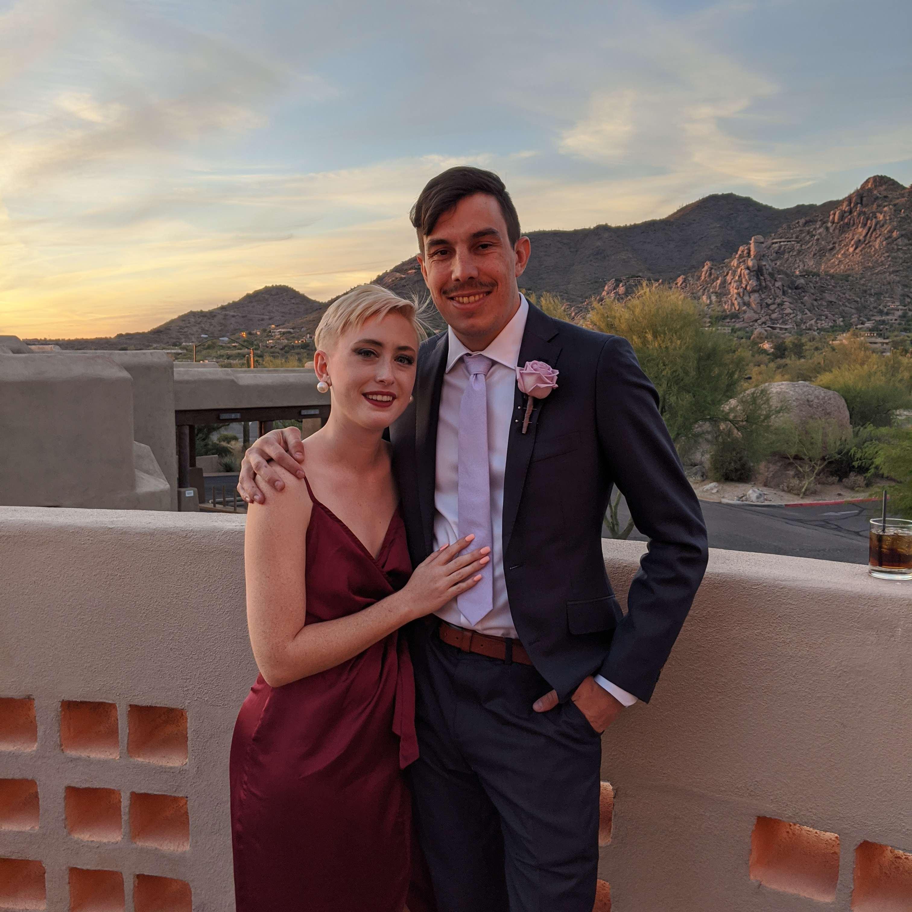 At Zack & Jenn's Wedding!
