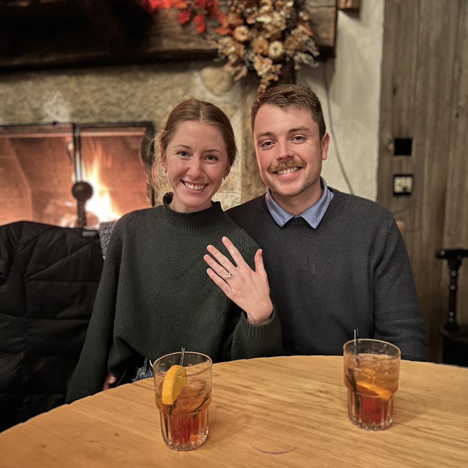 Celebrating our engagement!