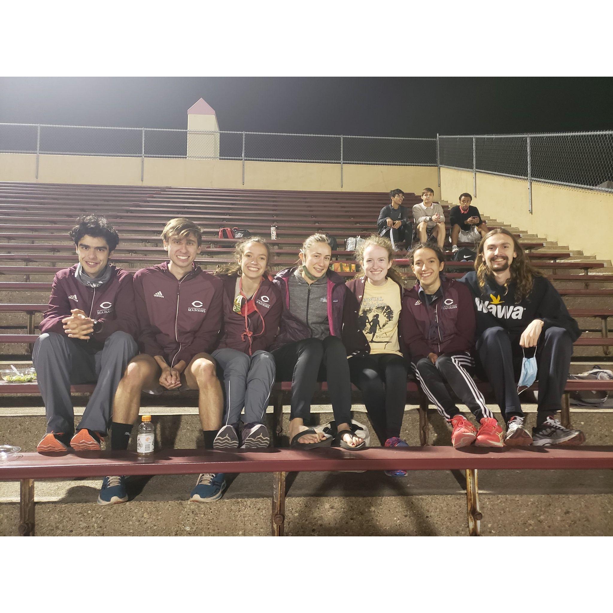 Claire and Joe's college teammates
