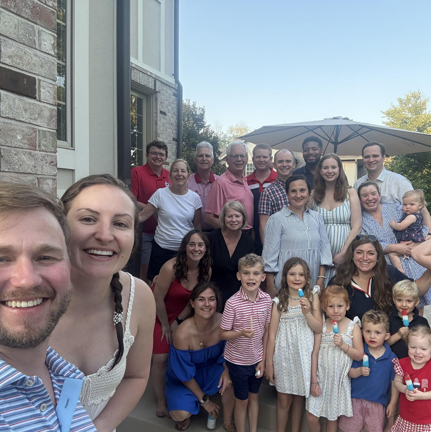 Engagement party with both our families!