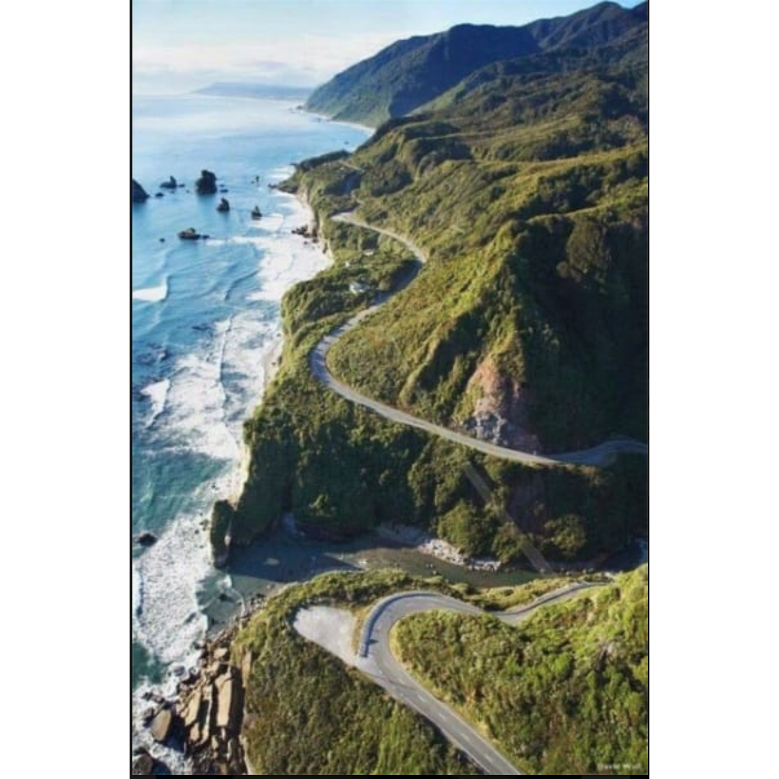 The road to the Albion River Inn
