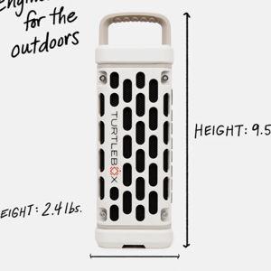 The Turtlebox Ranger: LOUD! Outdoor Waterproof Bluetooth Speaker - Color Ivory