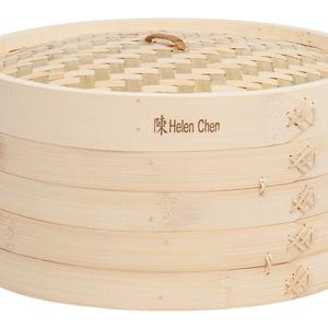 Helen Chen's Asian Kitchen Bamboo Steamer, 12-Inch