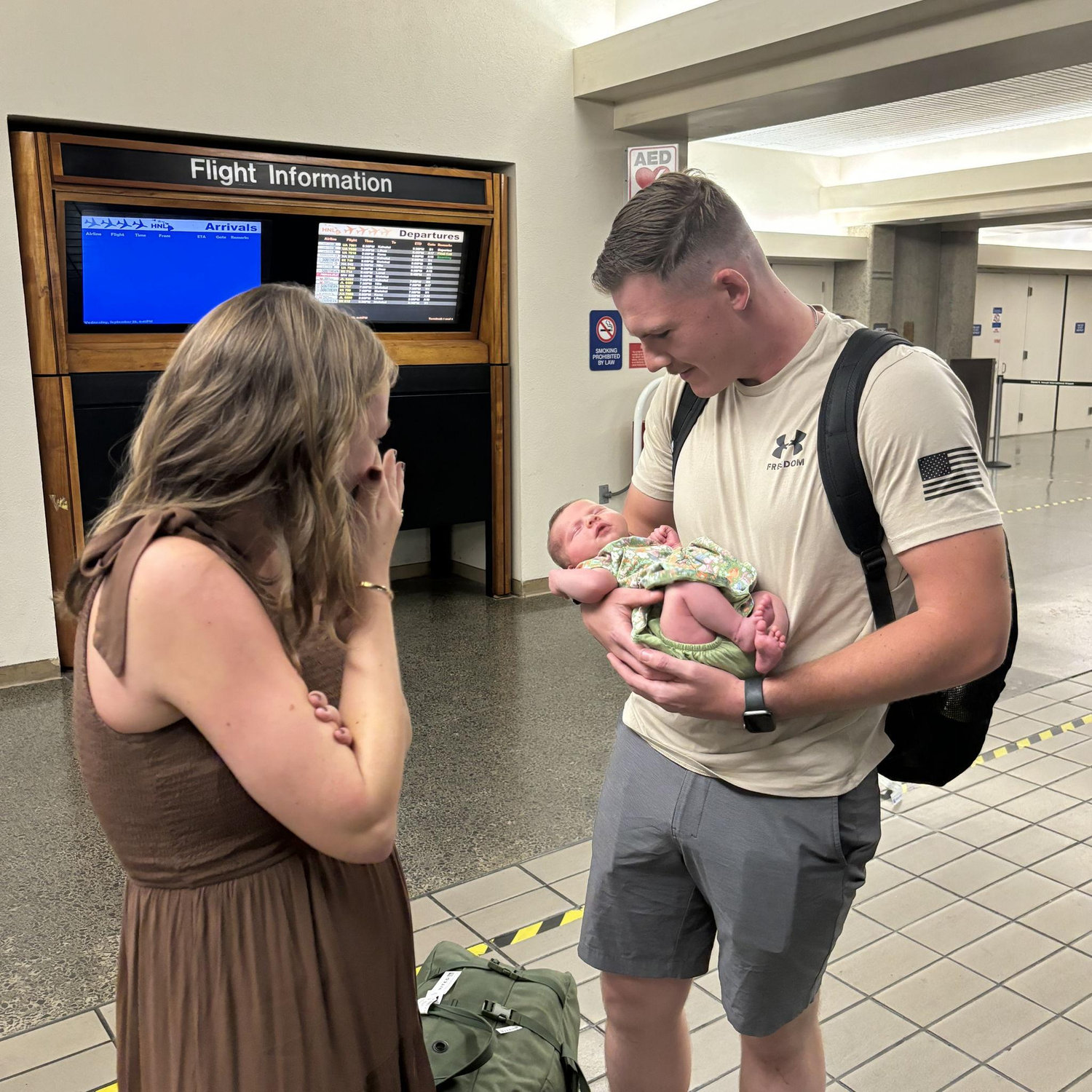 Wyatt got to finally meet Charlotte!