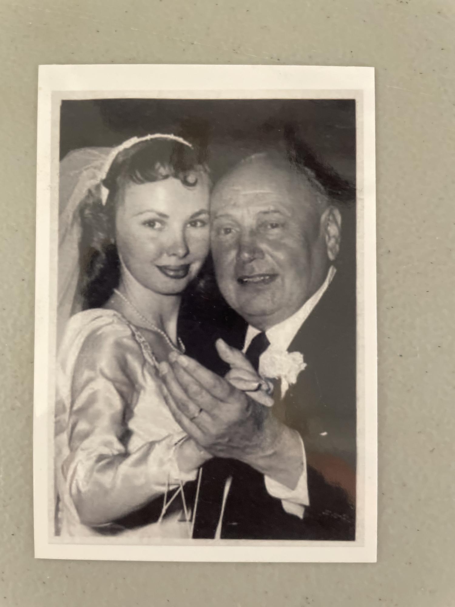 Caitlin's Maternal Grandmother, Barbara Nash, on her Wedding Day
