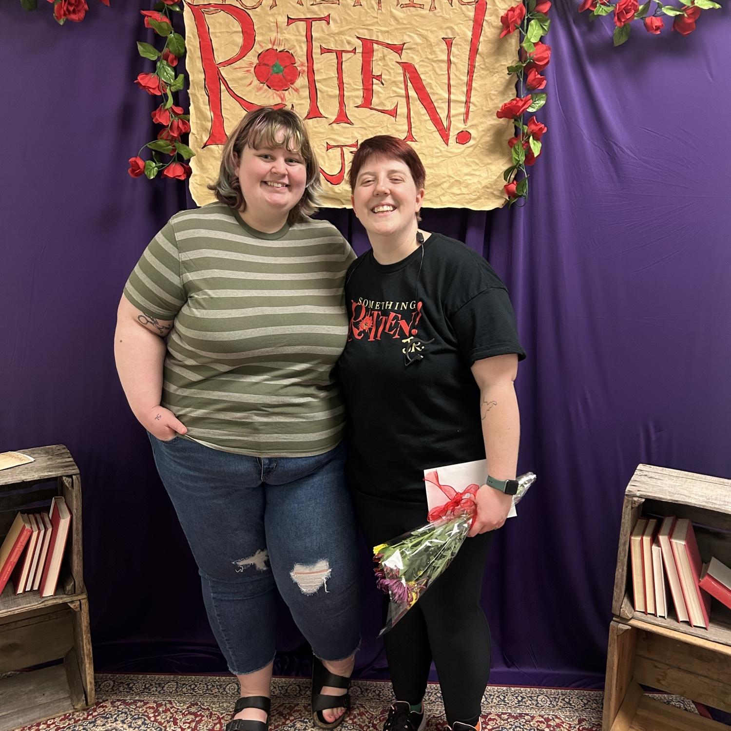 A picture from after Amanda’s first show with DMMS’s theater club!