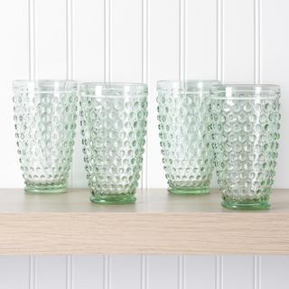 Chauncey Hobnail Handmade Tumbler, Set of 4