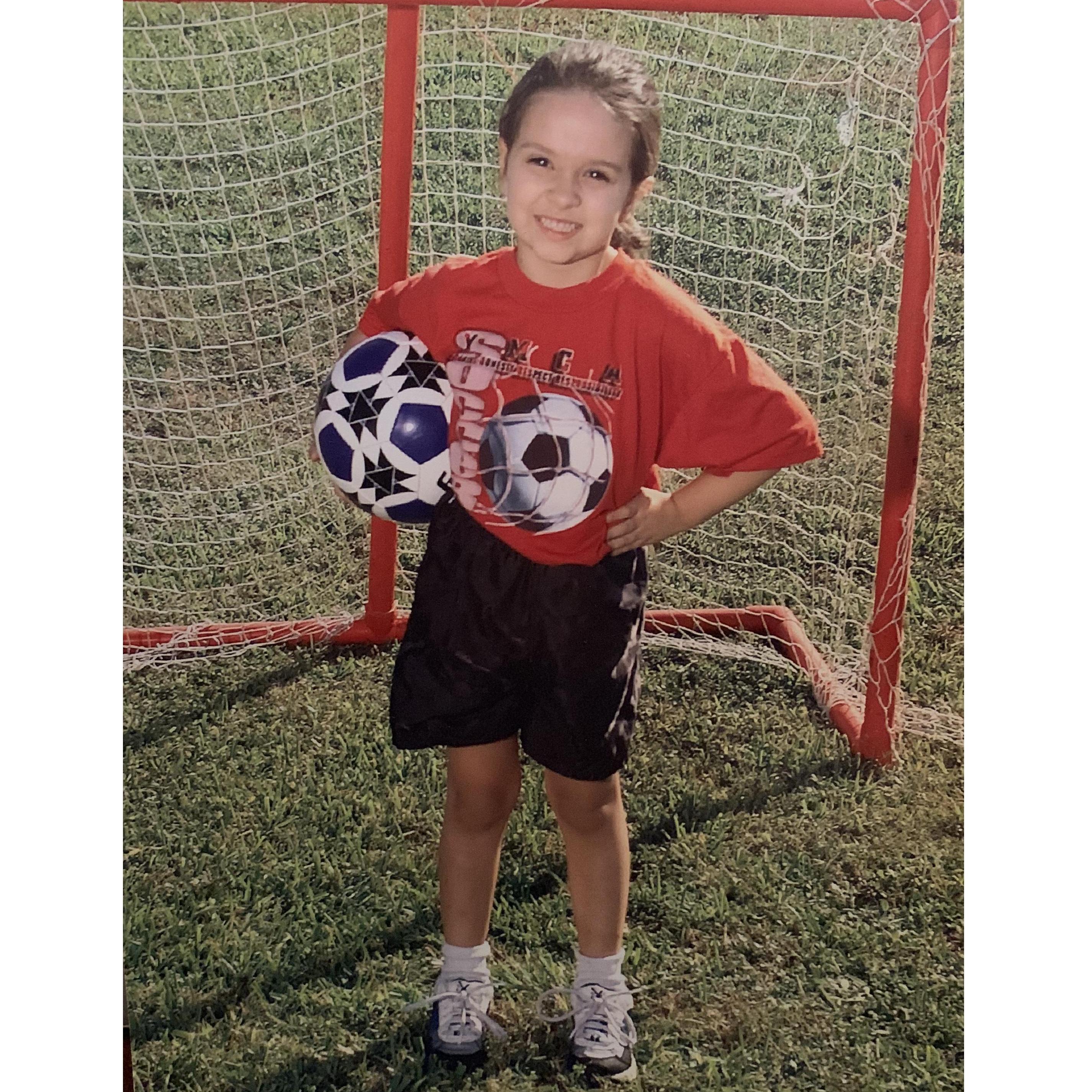 Alexis, before she got the whole smiling thing down (1998)