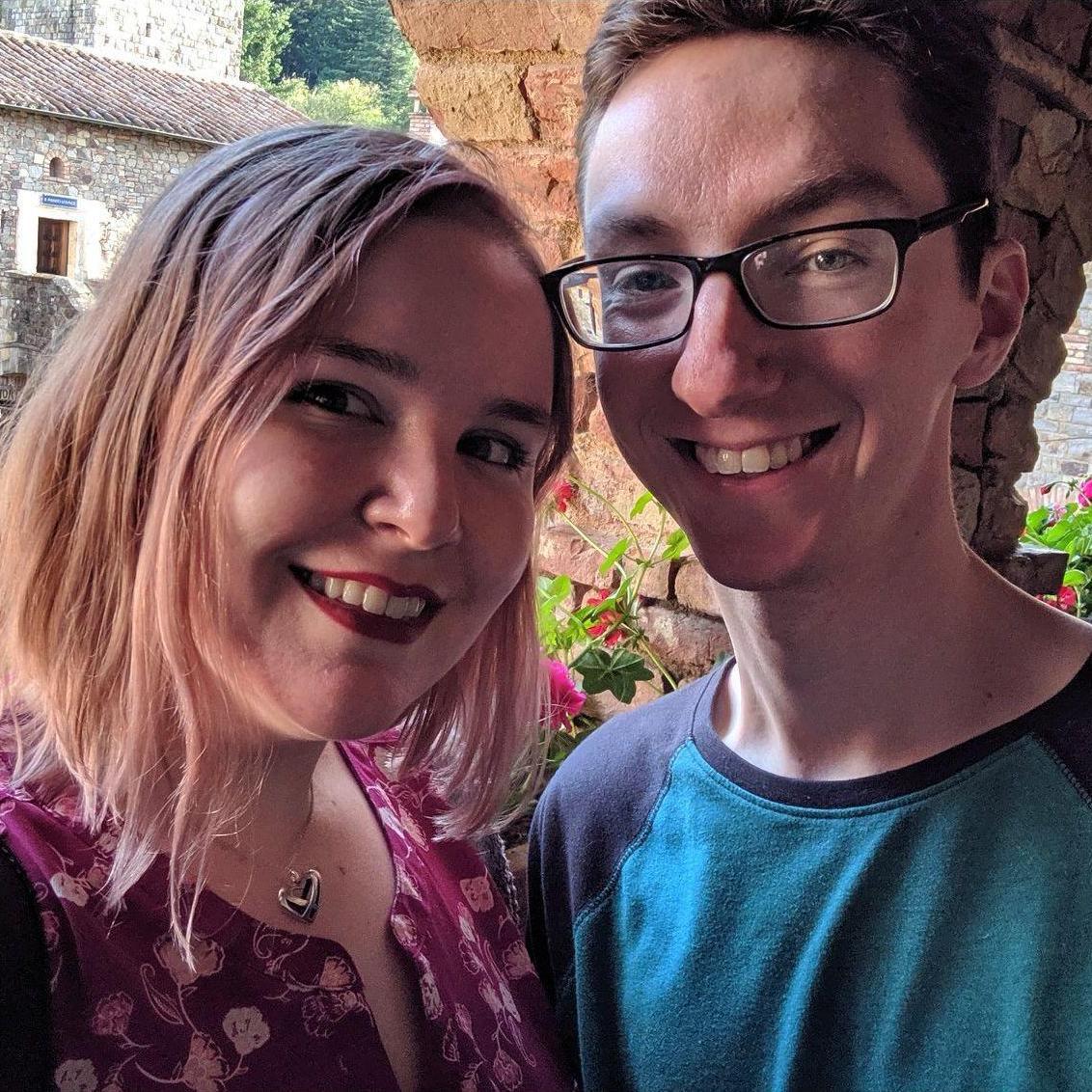 At a castle that was also a vineyard, that pretended to be in Italy, but was actually in California.