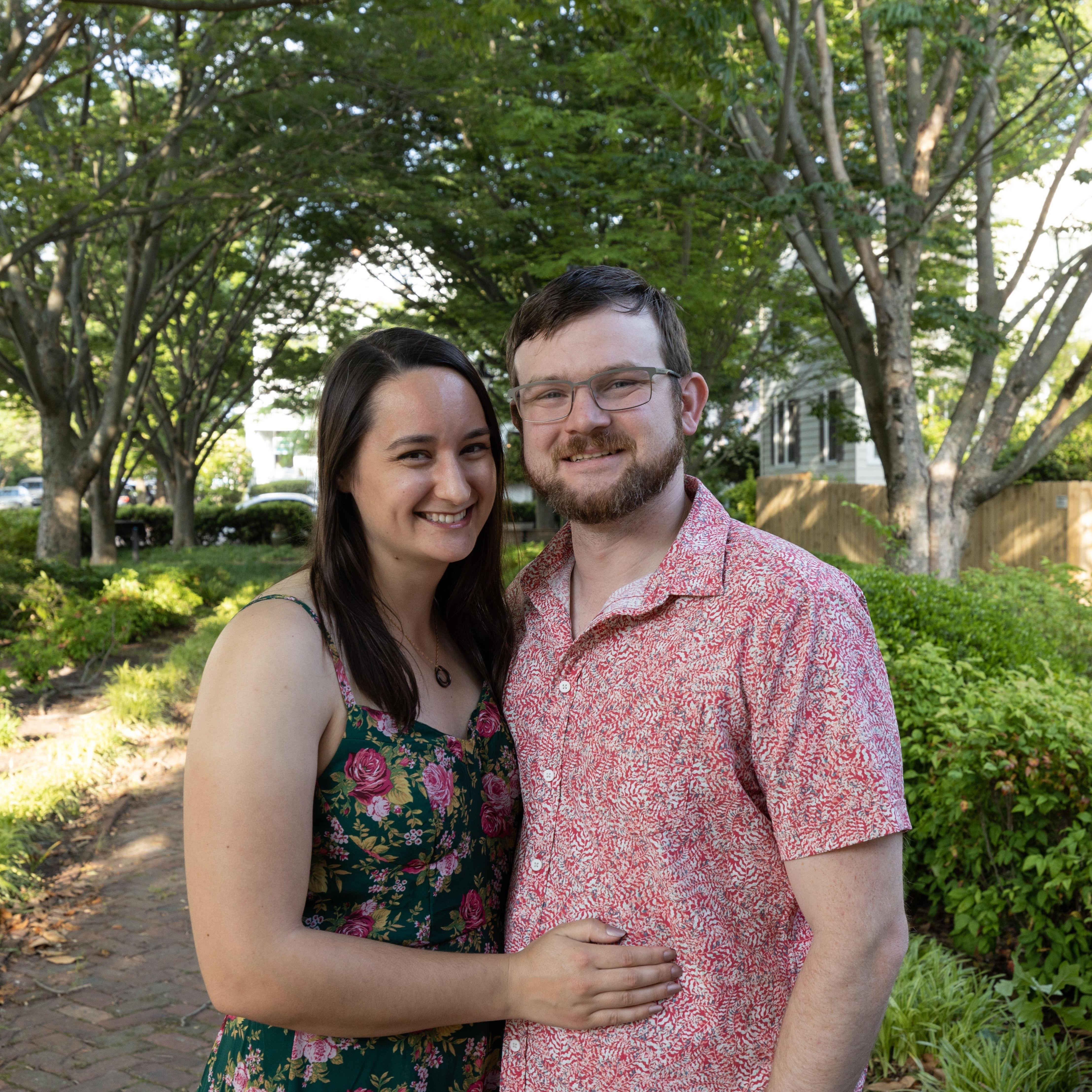 Engagement photos with Weston in Portsmouth, VA, May 2023