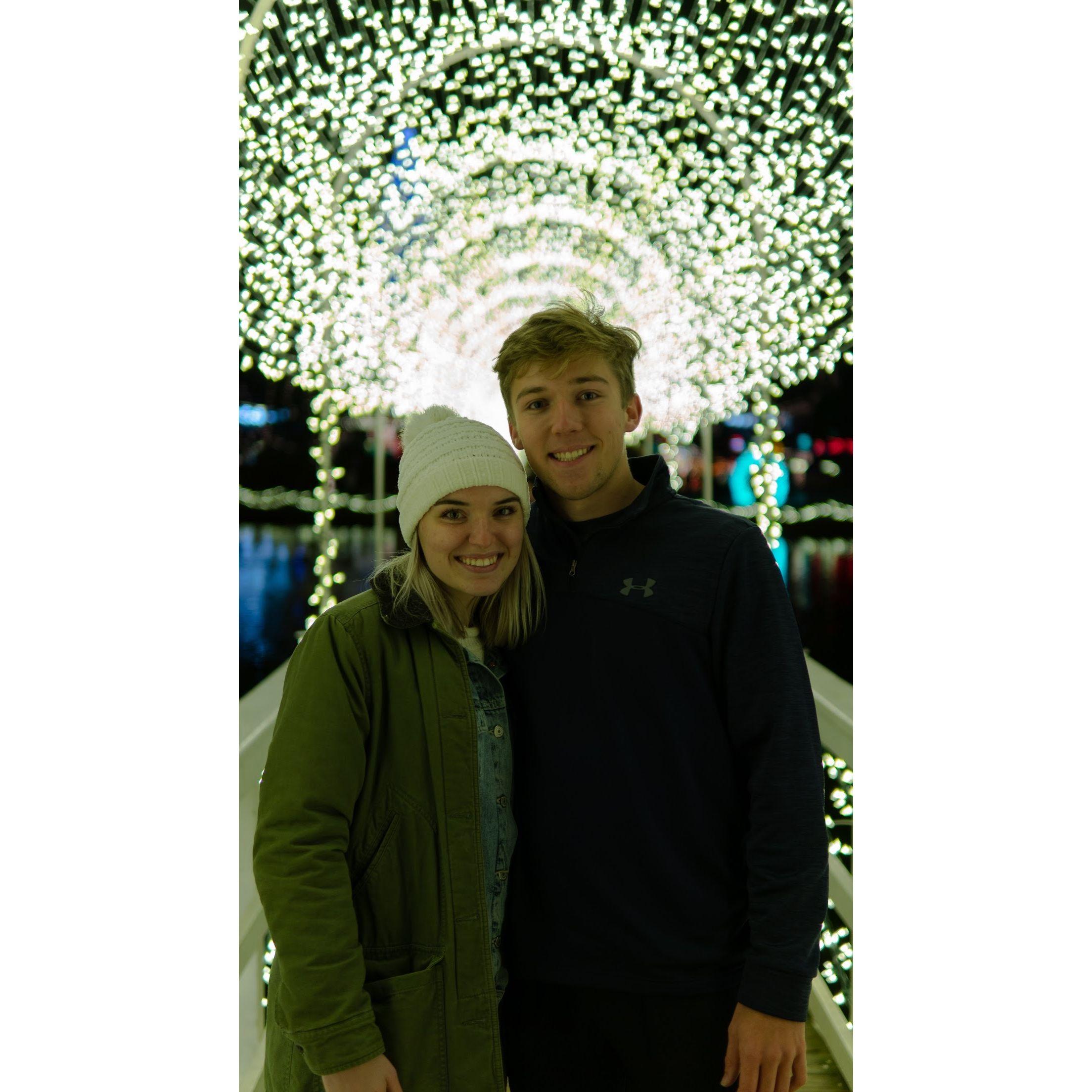 We dont have too many pics from our first year of dating but this is our favorite! Winter 2019
