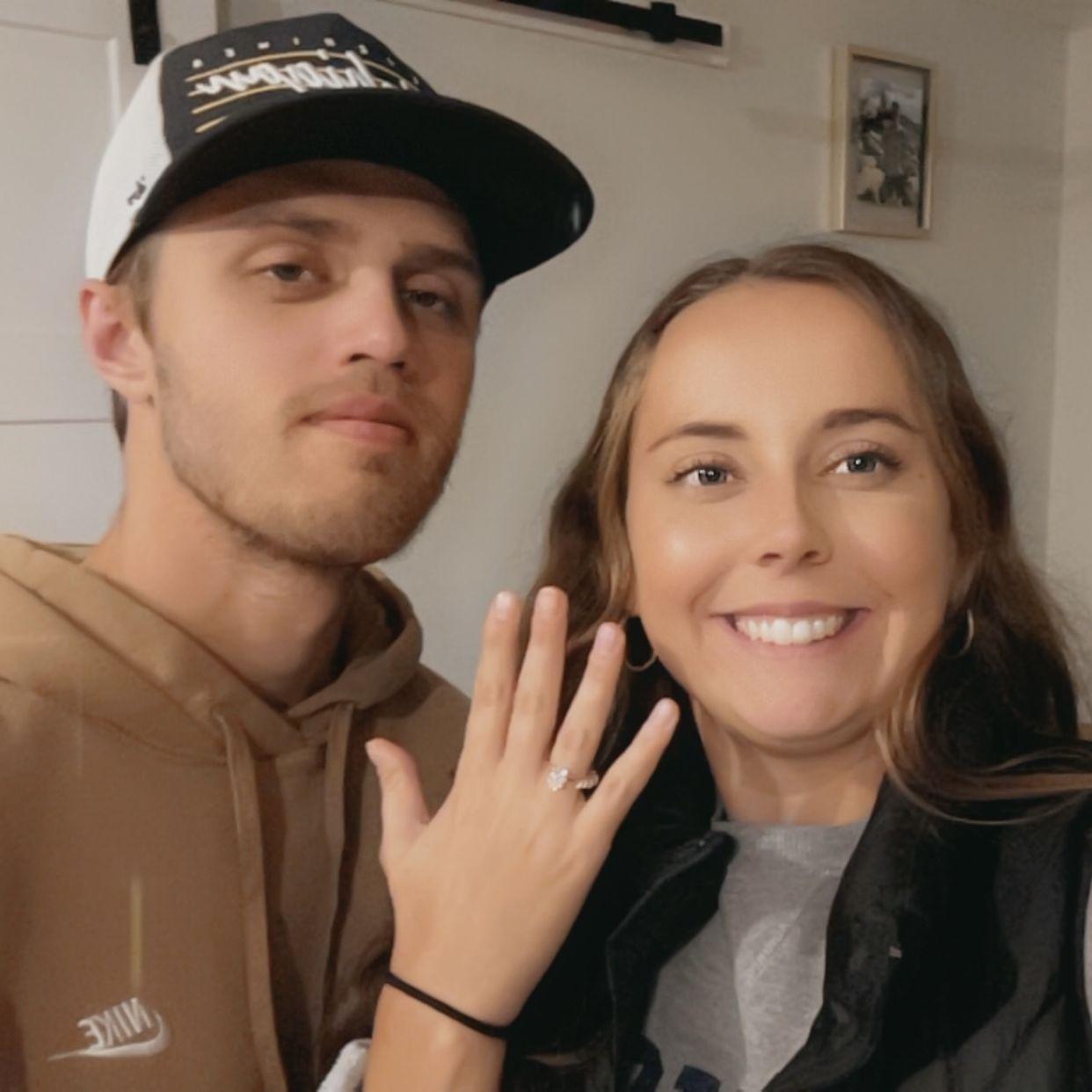 Moments after we got engaged!