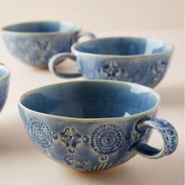 Old Havana Mugs, Set of 4