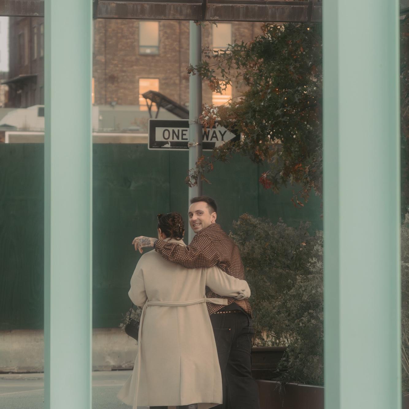 the photographer caught this last shot as we walked away after the proposal — Kee was so relieved 😅