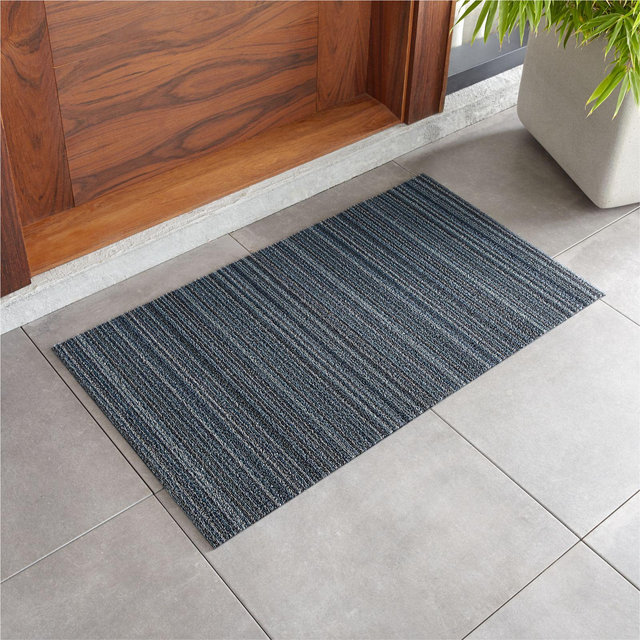 Chilewich ® Blue Stripe Woven Floormat 20"x36"