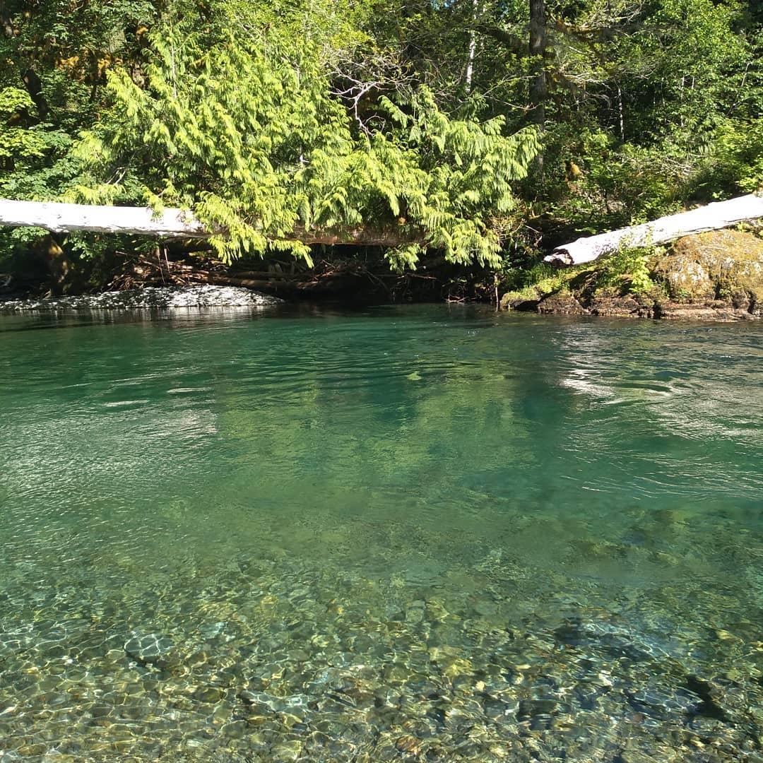 Marissa's secret swim spot at Staircase.
