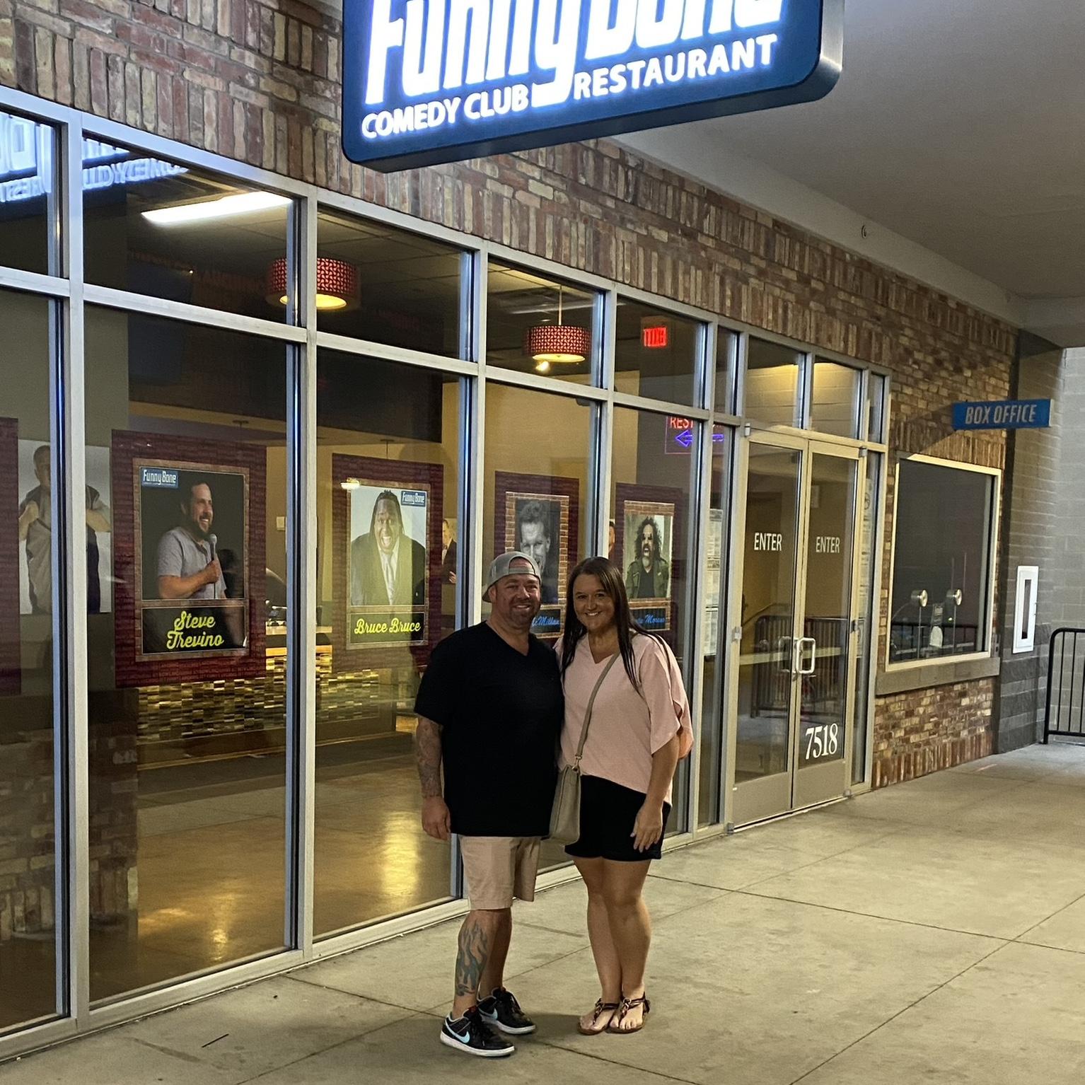 First official Date in Ohio! Funnybone is our favorite date spot now!