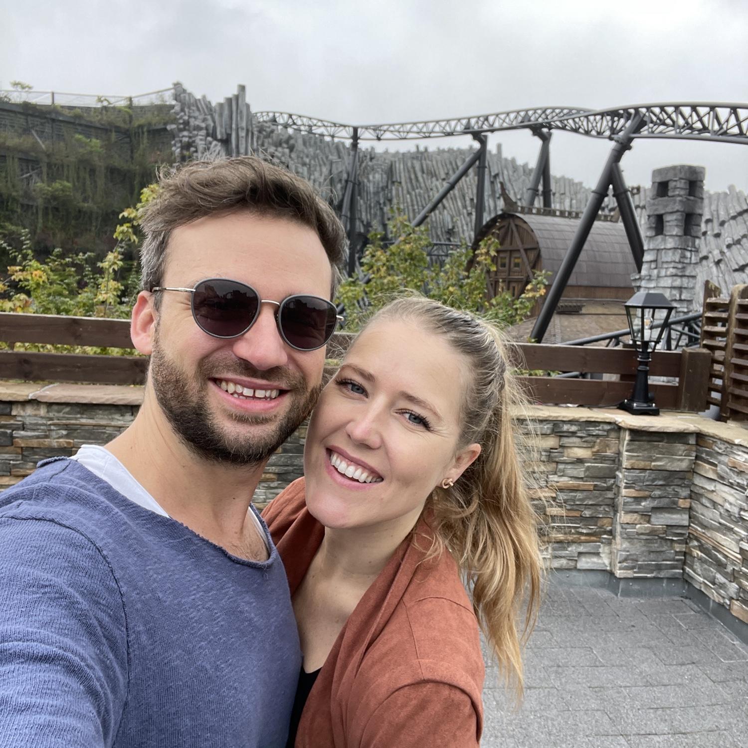 Enjoying a day at Phantasialand Theme Park in Germany Summer 2021