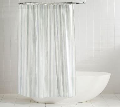 Hawthorn Stripe Cotton Shower Curtain