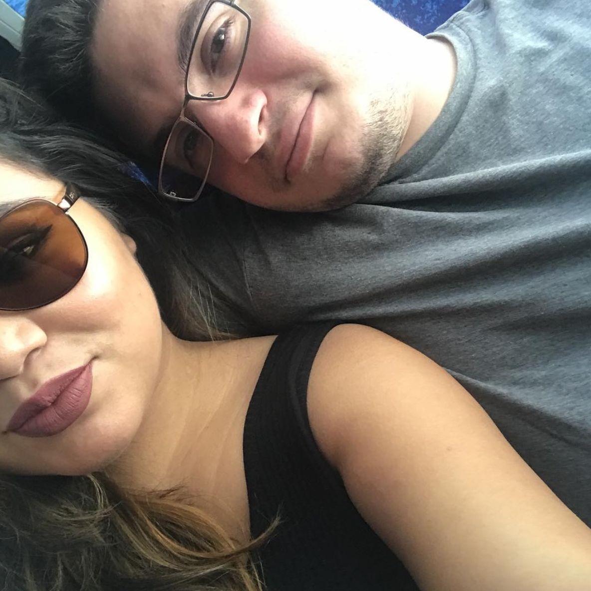 Us on our trip to the Bronx Zoo - When Mark asked Serena to be his girlfriend.
