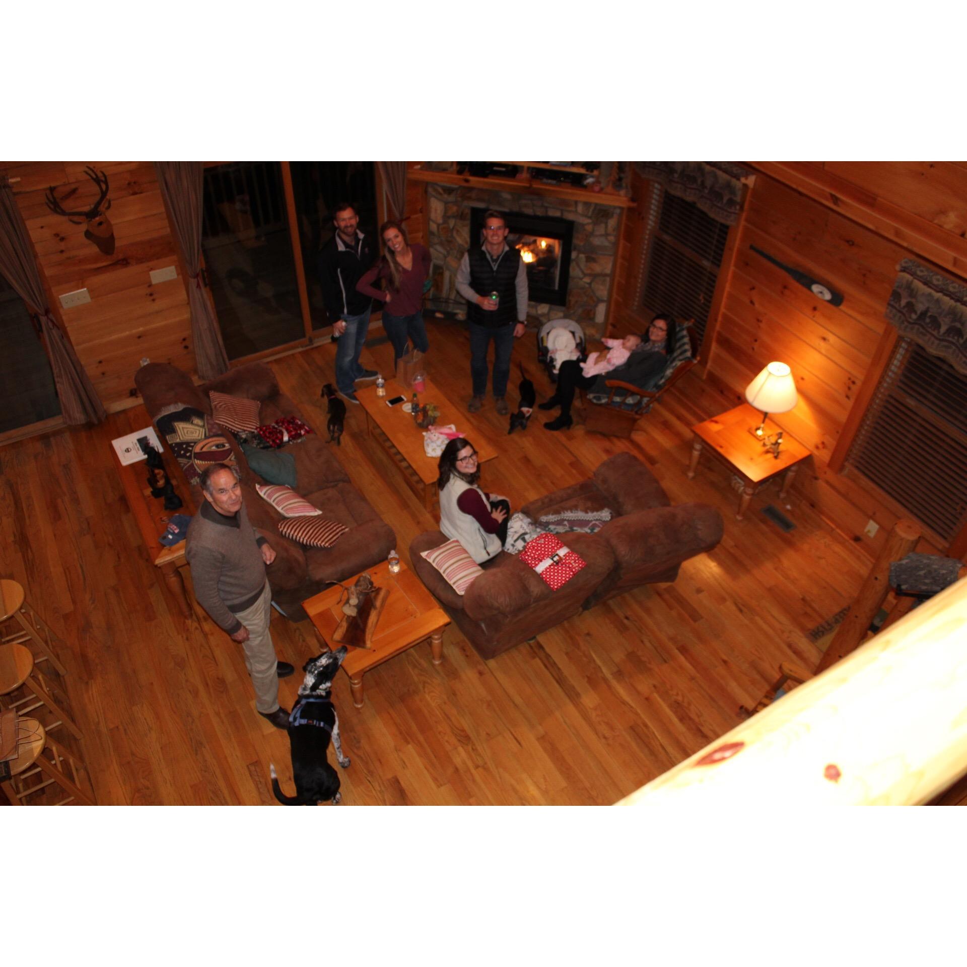 Thanksgiving 2017 with Elise's family in the mountains.