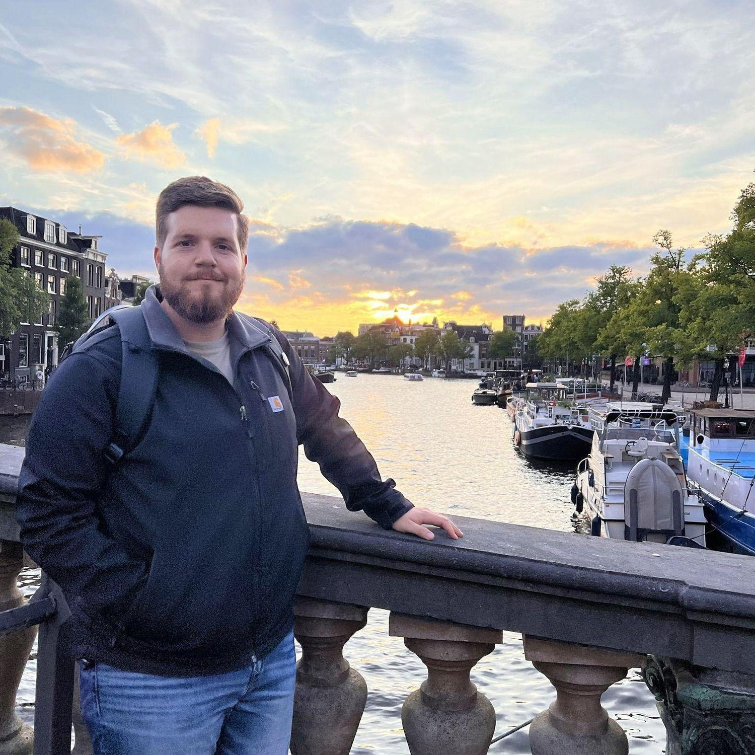 July 2023. Having tranquil walks around the canals of Amsterdam.