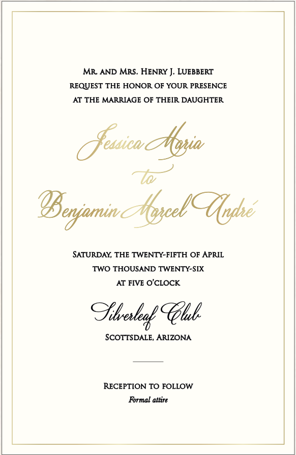 The Wedding Website of Jessica Luebbert and Benjamin André
