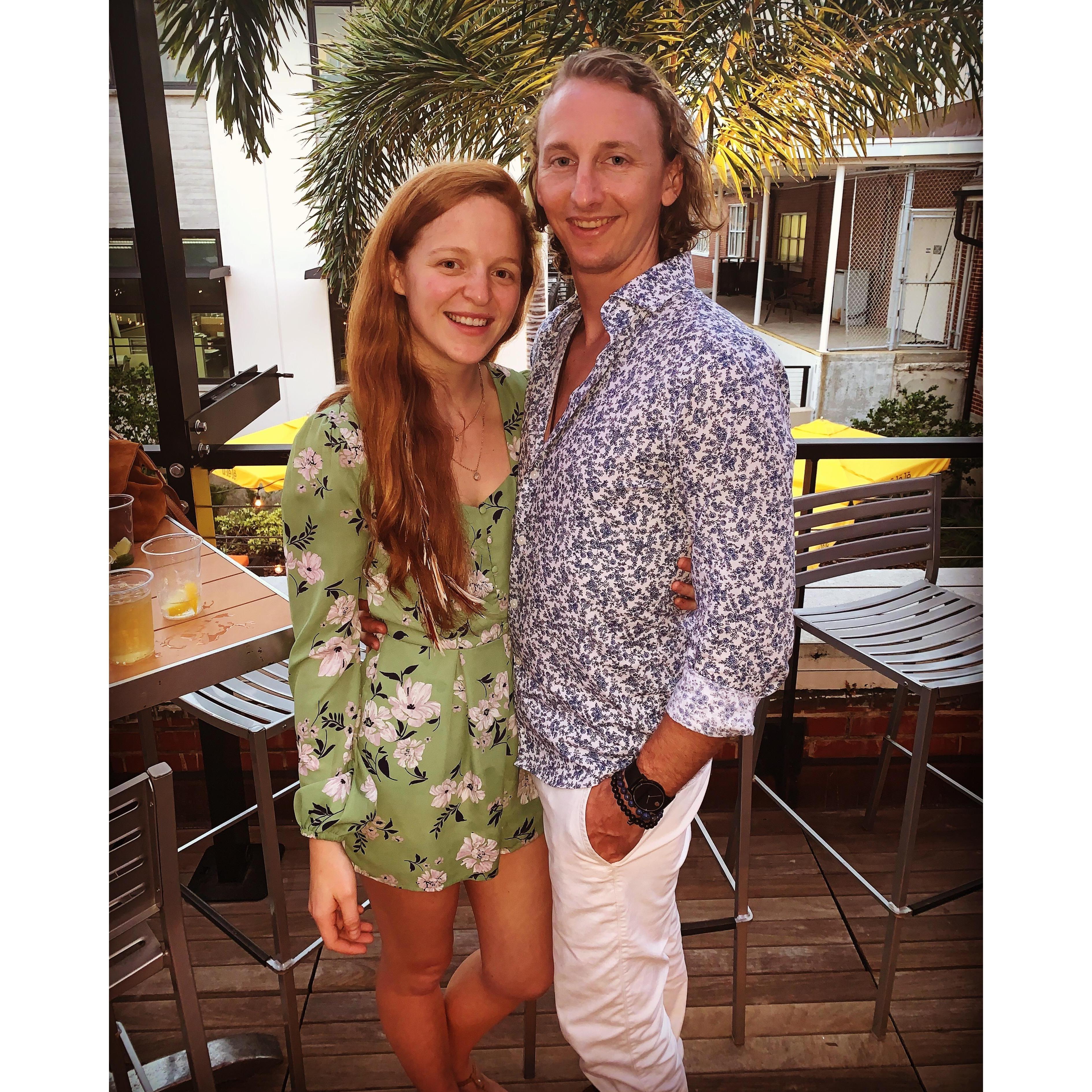 Celebrating with friends in Tampa, 2019