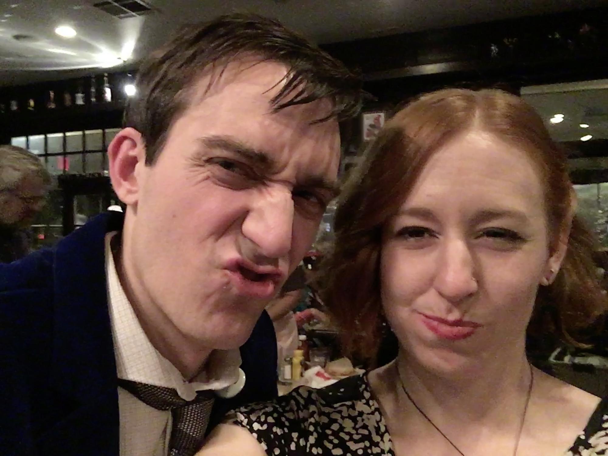 These are our serious faces